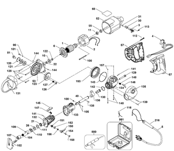Part Location Diagram of 886333 Porter Cable Ball Bearing